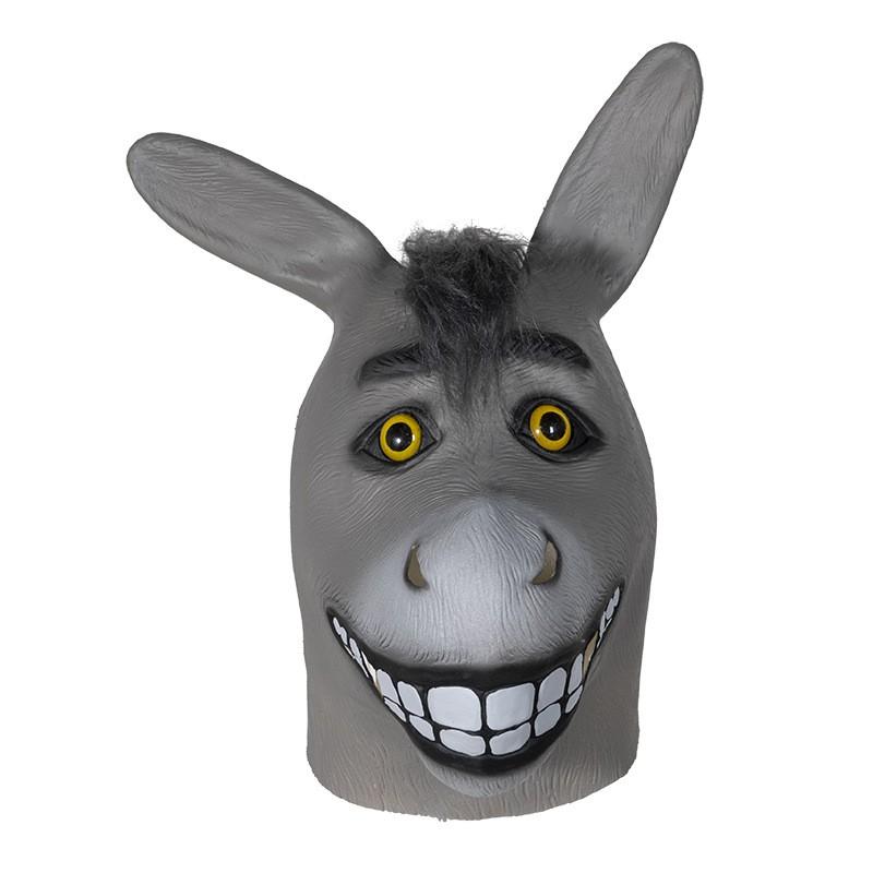 Latex Animal Head Mask Halloween Party Costume Prop Fun Character Cosplay Accessory