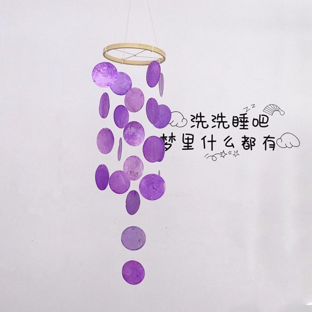 Natural Shell Shell Wind Chime Home Decoration With Crisp Ringtones Garden Wind Chimes Special Gifts Dream Catchers Home
