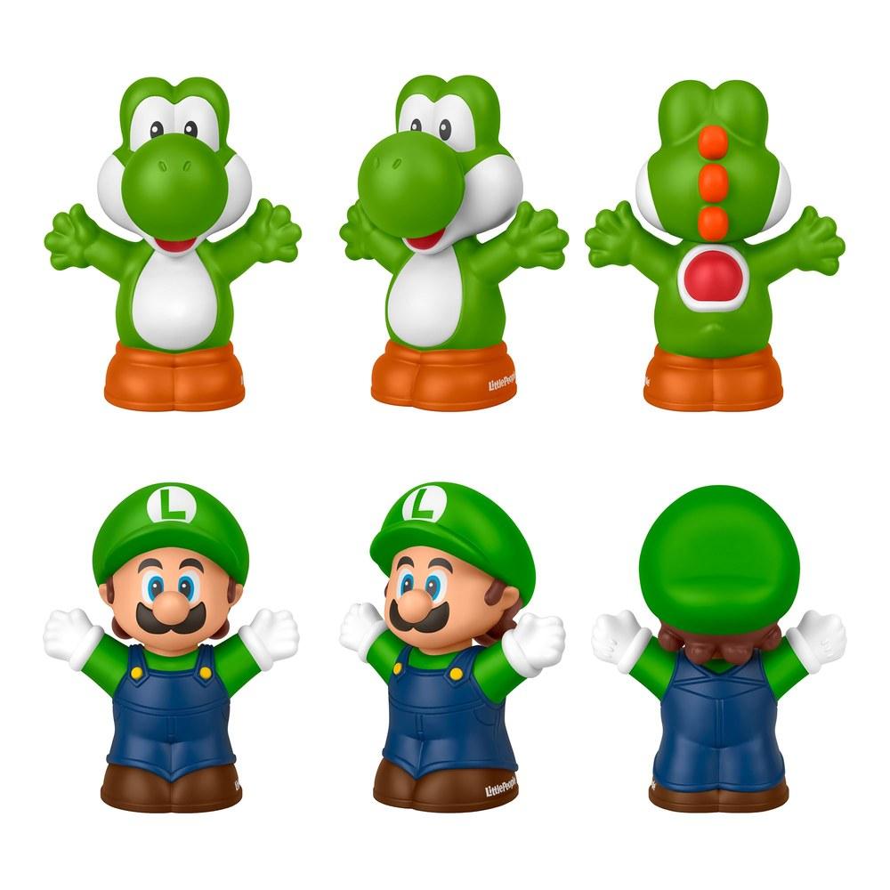 Fisher-Price My Mario Little People Character Figure Assortment 18 Pieces JHG64-986A For Ages 1.5+ Multi