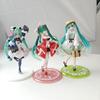 New Hatsune Miku Anime Figure Wonderland Pvc Model Action Toy Thumbelina Ver. Desktop Decoration Dolls Ornaments Collection Gif