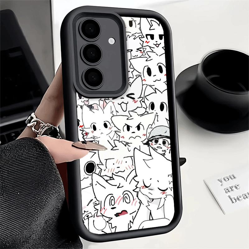 Phone Case for Samsung Galaxy A17 A16 A15 A14 A13 Cute B-Boykisser Catoon A56 A36 A26 A55 A35 A25 A54 A34 A24 A53 A33 A23 A07 A0