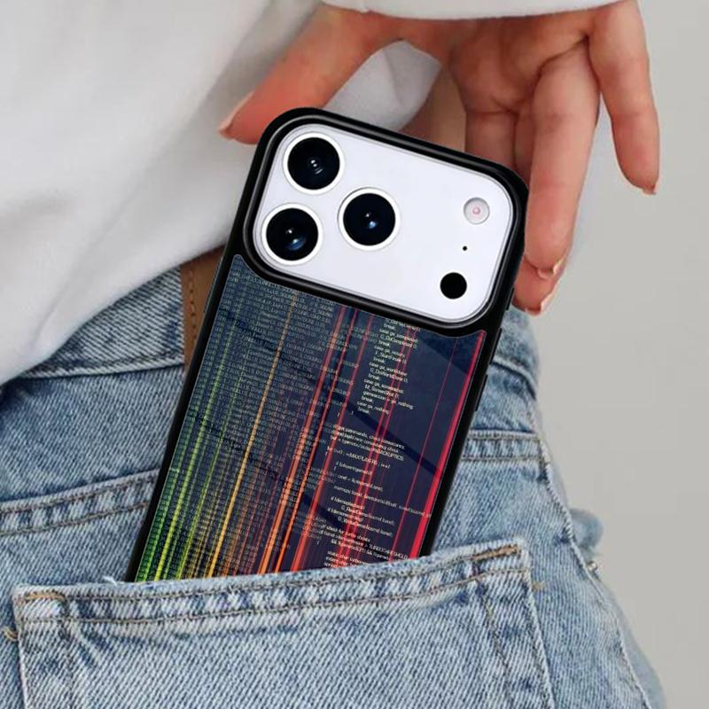The Code design programmer Phone Case for iPhone 17ProMax 12 13 14 15 16e 17 Pro Max Plus Air Cover