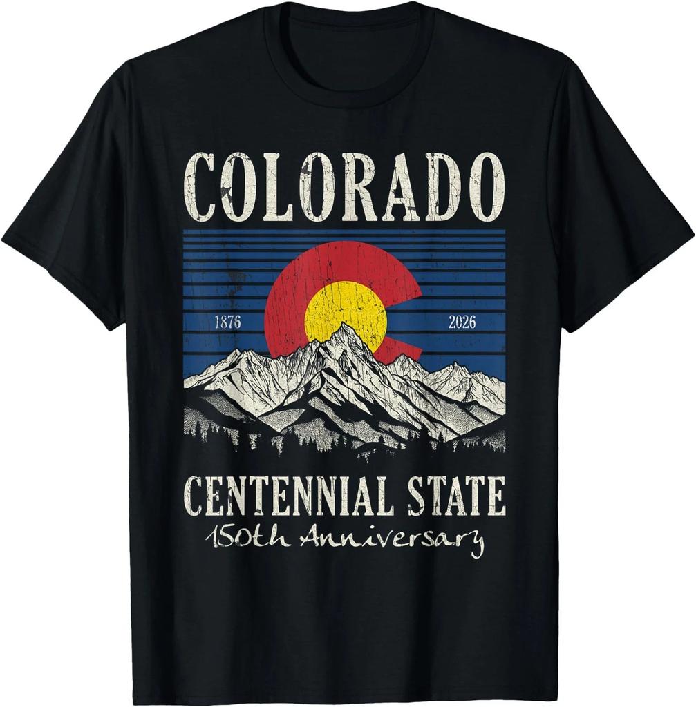 Colorado 150th Anniversary Shirt Centennial State 1876 2026 T-Shirt
