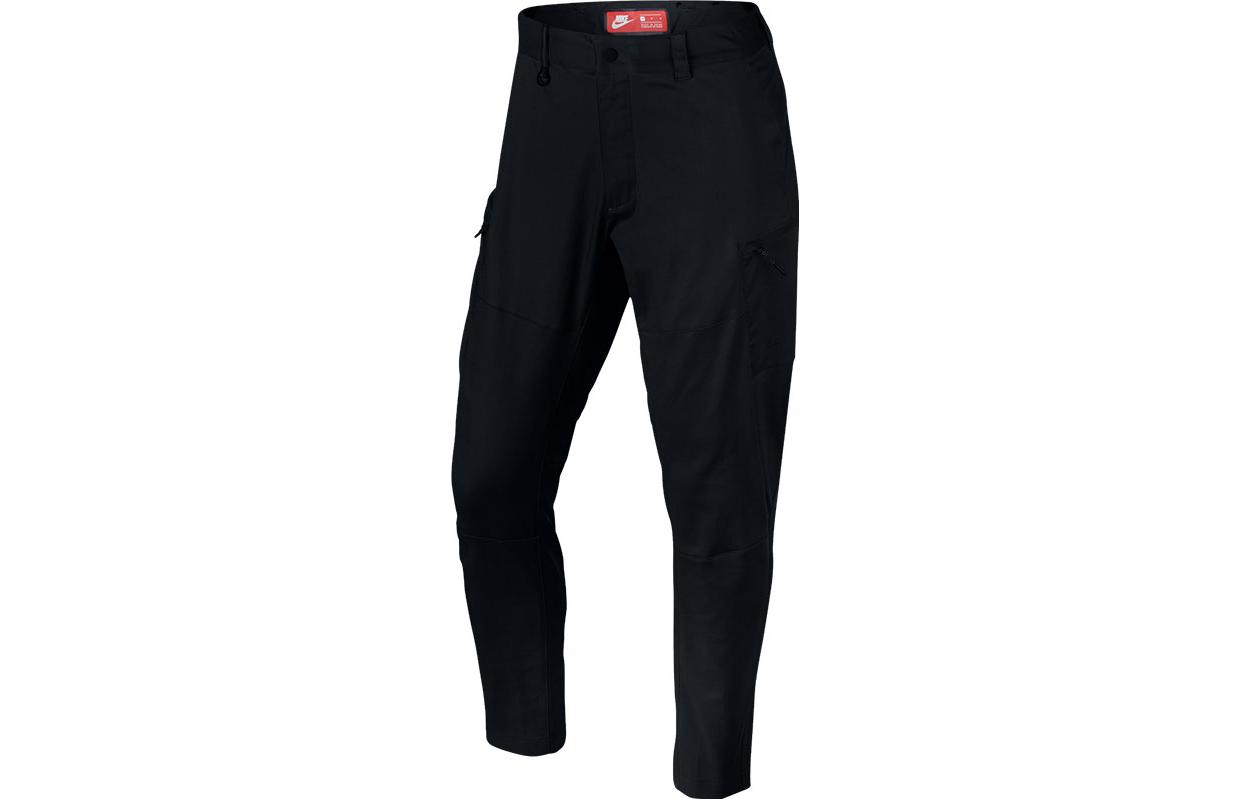 Nike Casual Pants Men s Black Moderate Tapered Pants 861527-010 L