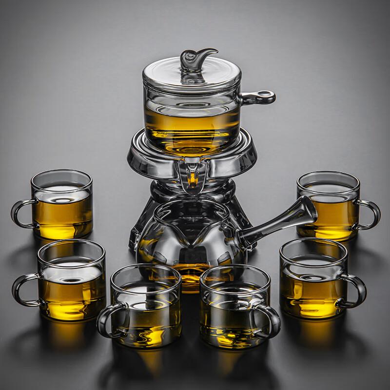 Lainuo Automatic Rotating Glass Tea Set