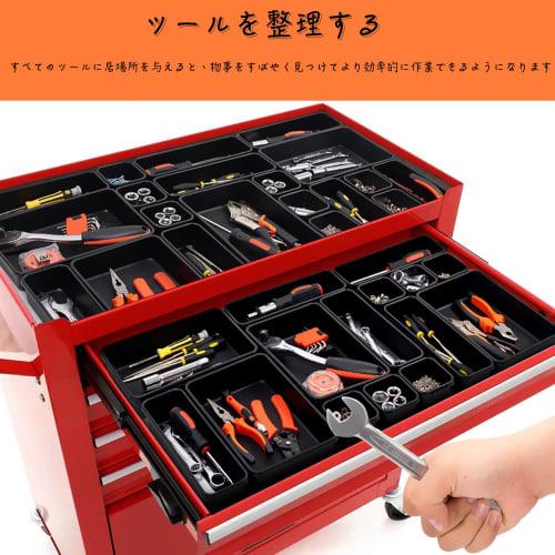 48-Pack Toolbox Organizer Trays and Dividers for Toolbox, Desk Drawer Organizer, Garage Organization, Rolling Tool Chest, Cart, Cabinet, Workbench, Wo
