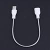 Usb Extension Cable Led Light Fan Power Supply Adapter Male To Female Cable Flexible Metal Hose Cord For Desk Lamp Night Light