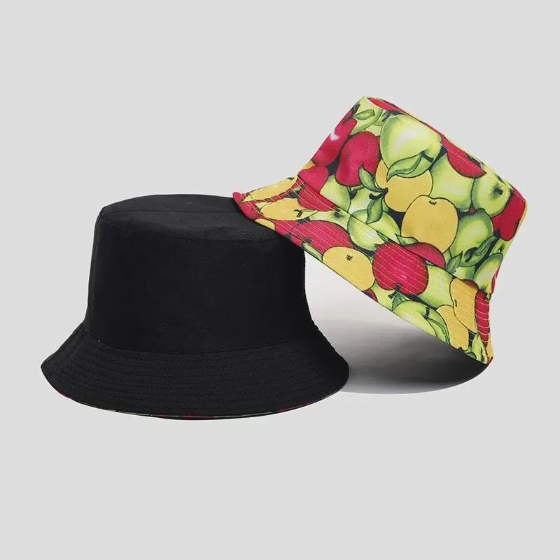 Unisex-Sonnenhut mit Fruchtmuster für Freizeitaktivitäten im Freien und Sommerreisen