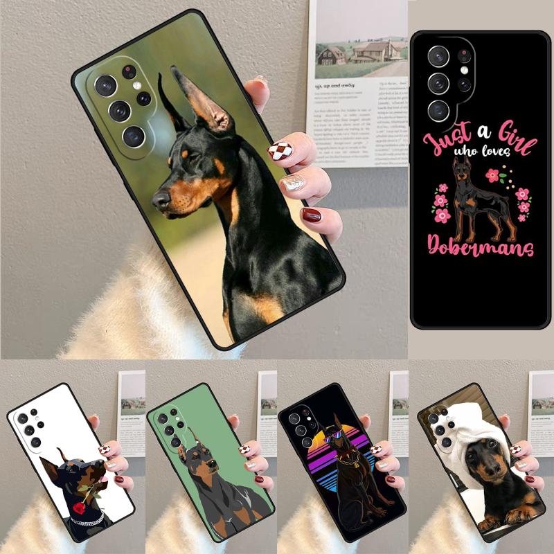 Animal Doberman Dog Phone Case for Samsung Galaxy Note 10 Pro S26 Ultra S23 S24 FE S25 S21 S22 PLUS Shockproof Cove