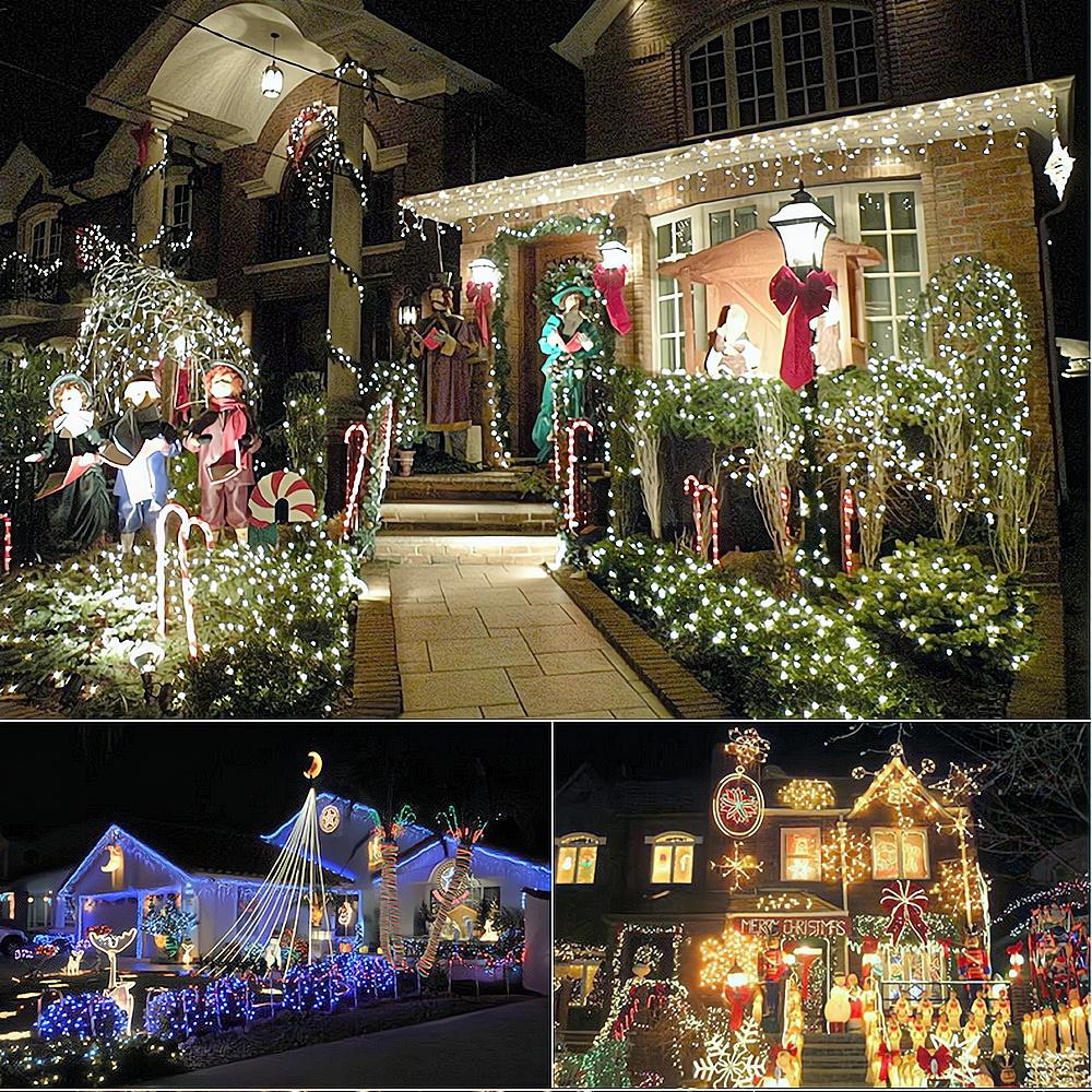 10M 100LED Home Decoration Holiday Light RGB Led Outdoor Party Wedding Christmas Lightings Garden Lights 220V EU 110V US Plug