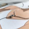 Серебряное колье с фианитами, вес изделия 2,91 гр (2197041)