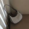 Retro Houndstooth Shoulder Handbag [KKAERDIYA] Bag, Women's