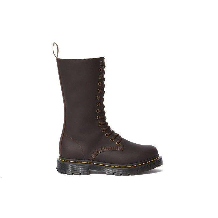 Dr. Martens 1914 Kolbert Wintergrip Comfortable Versatile Mid-Calf Boots Women Boots Dark-Brown 24977201