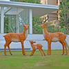 Outdoor Luminous Sika Deer Sculptures