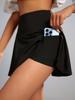 Women's High-Waisted Pleated Tennis Skirt with Pockets - Anti-Exposure Sports Skirt for Yoga, Running, and Fitness