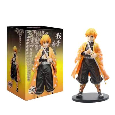 Anime @Demon Slayer Kimetsu no Yaiba Figur Kamado Tanjirou Actionfigur Agatsuma Zenitsu Nezuko Krieger PVC Modell Spielzeug