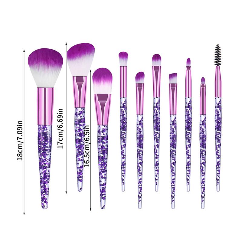 8/10 Stück Make-up Pinselset Professionell Superweich Detailpinsel Rougepinsel Foundation Concealer Lidschattenpinsel Beauty-Tools