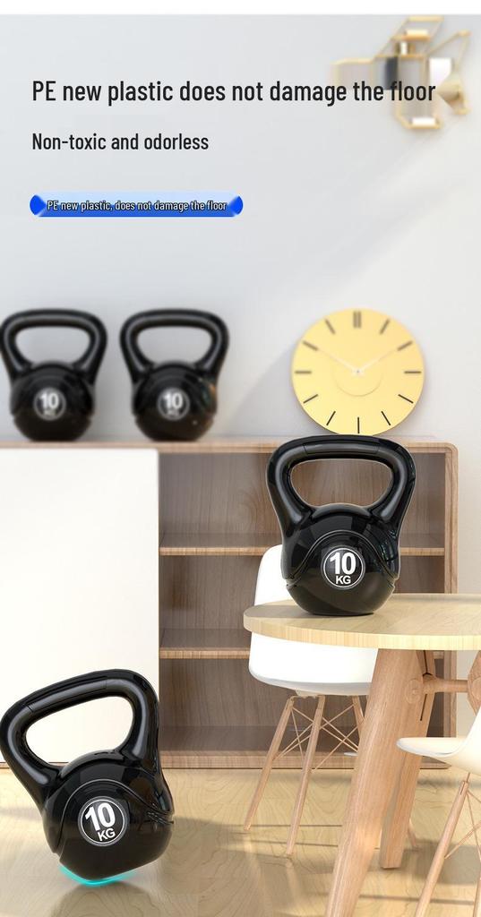 Kettlebell Dumbbell for Men & Women - Multi-Purpose Fitness Ball for Home, Yoga, Squats & Glute Exercises
