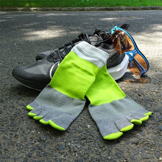 Footmax FXR107 BLK XL Laufshorts Hergestellt in Japan Socken, Fünf-Zehen-Socken,