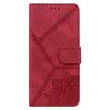 Suitable for Samsung S23 Mobile Phone Leather Case A14 Retro Matte Mandala Embossed Insert Card Wallet Holder Case A53