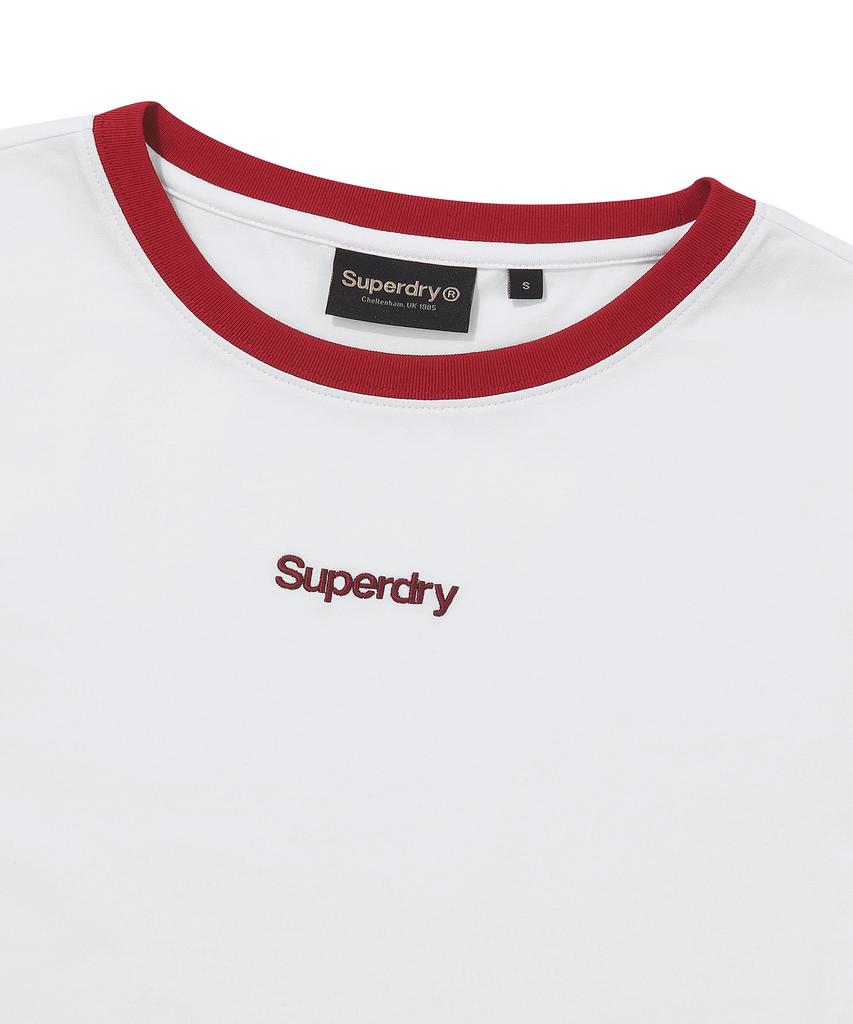 Syupeodeulai Women'S Core Ringer T-Shirt White Sdfiscq90Wht