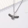 New personalized retro necklace domineering eagle spread its wings hip-hop necklace men's and women's fashion eagle trendy brand