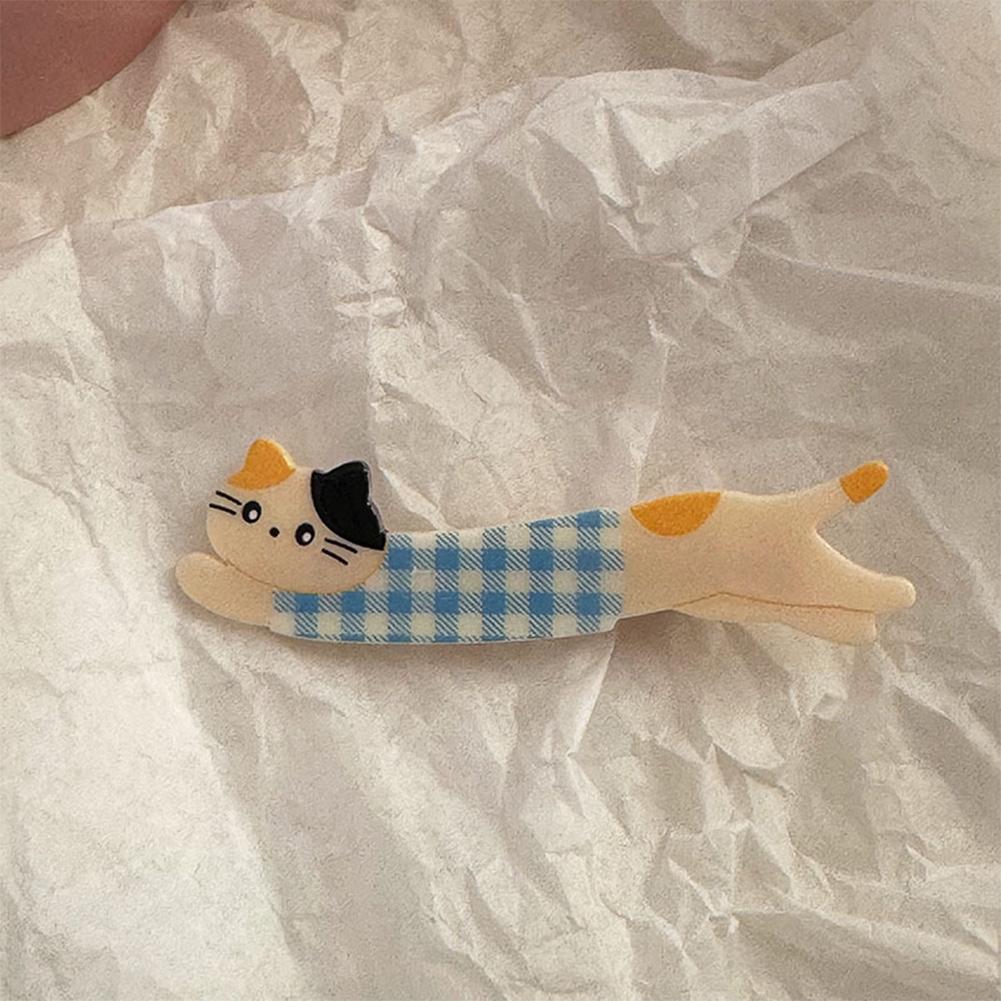 Cute Long Cat Duckbill Hair Clip Sweet Girl Funny Bangs Make-up Tools Hairpin Cartoon Animal Headwear Hair Accessories Gifts