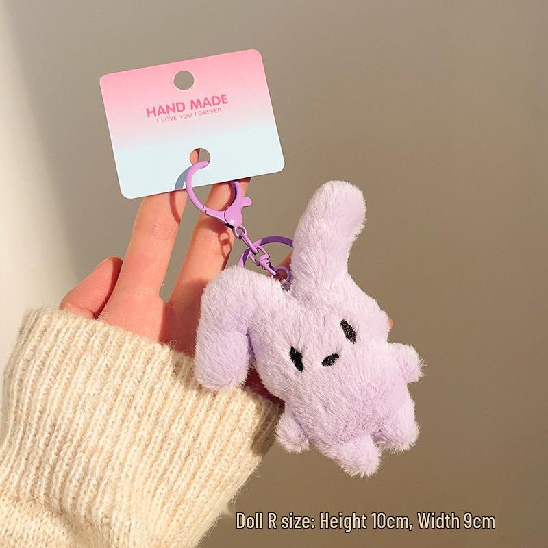 Cartoon Plush Keychains & Girls' Bag Accessories - Small, Versatile Gifts