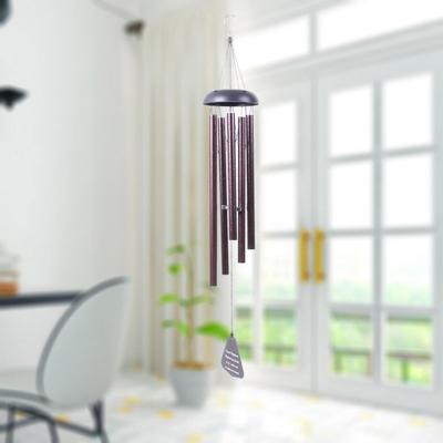 Garden Decor Japanese Style Wind Chimes Retro Metal Aluminum Tube Wind Bell Antique Handcrafted Blessing Bell Temple