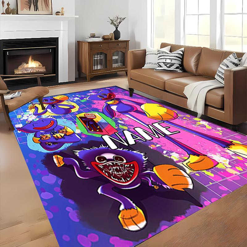 Custom personalization Poppy Playtime Area Rug - Perfect For Kitchen, Bathroom,Laundry Room Decor Large Size Available,Gift All Seasons
