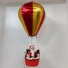 Hot Air Balloon Decoration Santa Claus in Bakset Hanging Christmas Pendant Gift Bedroom Living Room Decor Holiday Party Decor