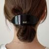 oar Classic Big Marble Barrette [Black]