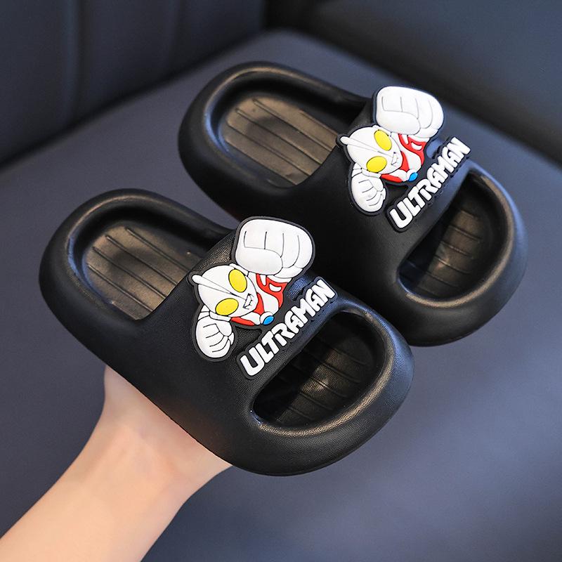 Nezha Kids' Non-Slip EVA Slippers for Boys & Girls - Summer Style for Bath, Indoor, Home