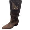 [Fanfna] Pointed High Boots Korean Version of Long Boots Women's 2025 Autumn New Brown Long Tube Thin Boots