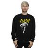 DC Comics Mens The Flash Mono Action Pose Sweatshirt