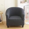 Bubble Fabric Club Tub Chair Covers Nordic Stretch Armchair Cover 1Seater Removable Bar Single Seat Covers Home Decor Hotel