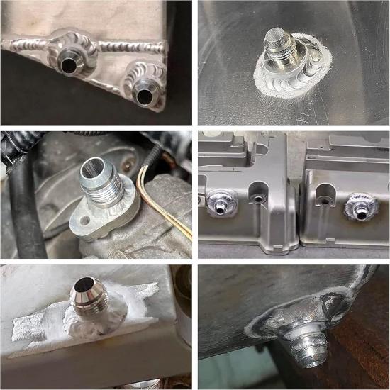 An12, 12 An 12an Male Billet 6061t6 Aluminum Weld On Fitting Bung (4pcs) (12An)