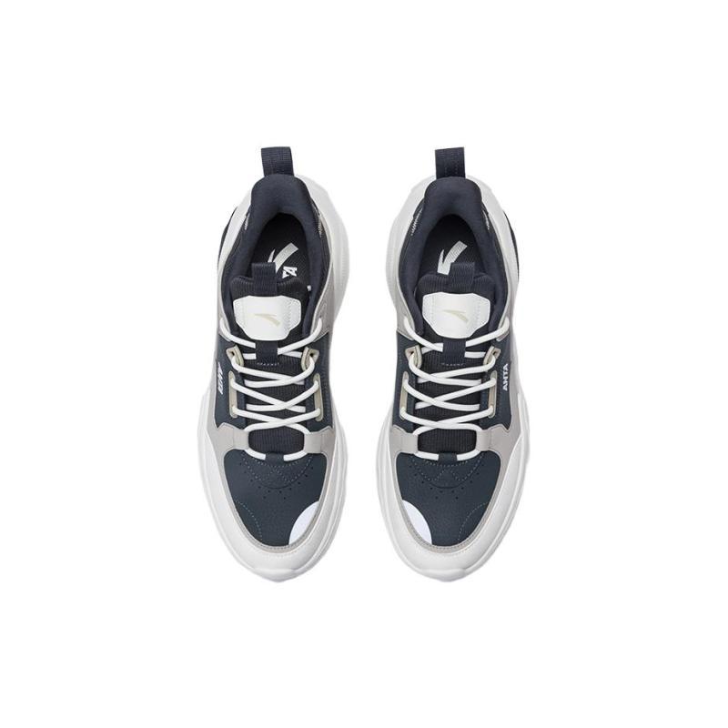 Anta Life Collection Anti-Slip Wear-Resistant Low-Top Casual Shoes Men's Gray Sneakers