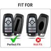 T-Carbon Fits Ford F150 Raptor Key Fob Cover With Keychain;Key Fob Case Compatible With Ford Bronco Raptor 2025;Glass Fiber Key Shell Protector Fits