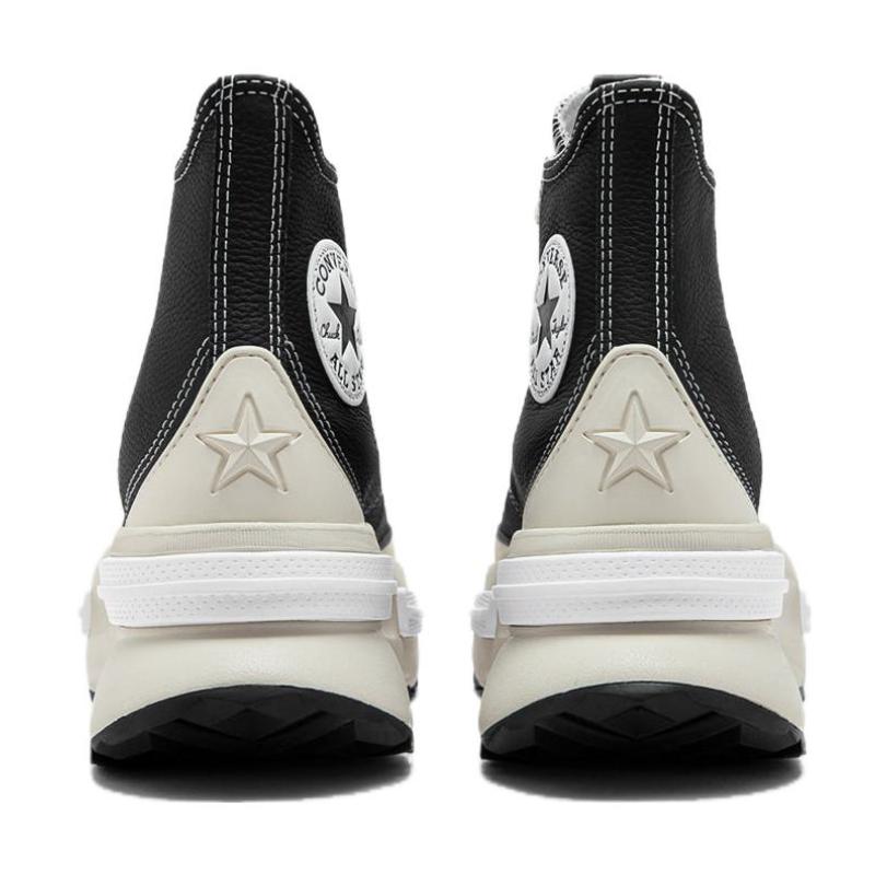 Converse Run Star Legacy CX Espadrillas Alte in Pelle Vintage Unisex Nero