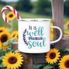 Christian Faith Enamel Coffee Tea Mugs Religious Quotes Trendy Christian Gift for Believer Camping Mug Religious Faith Gifts
