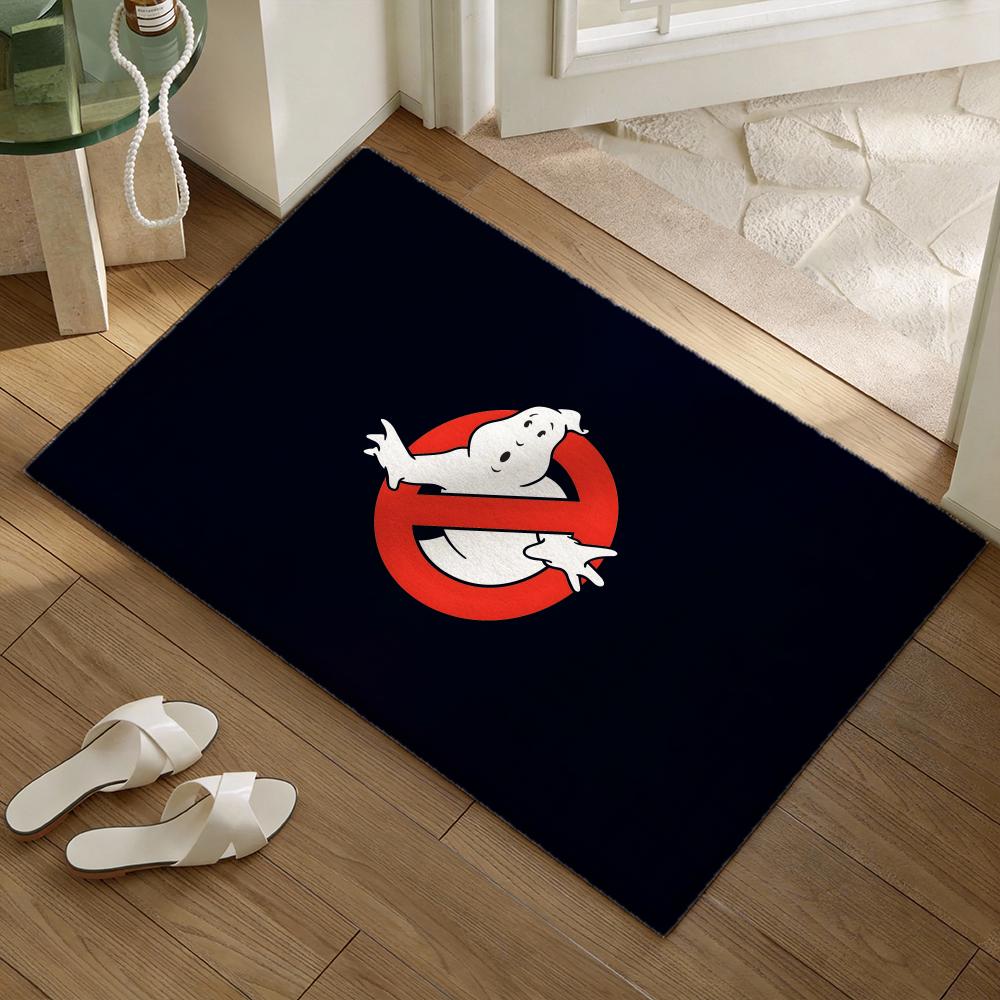 American Movie G-Ghostbusters Floor Mat Soft Flannel Non-Slip Door Mat - Thickened Rug for Living Room Home Decor