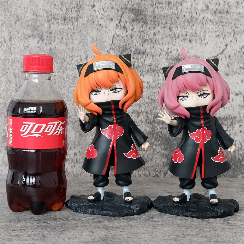 SPY×FAMILY Anya Forger as Naruto Pain Anime Action Figure Toys 17.5CM