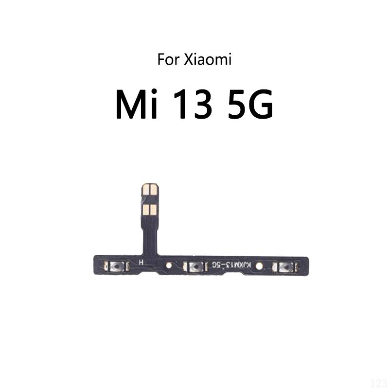 Power Button Switch Volume Mute Button On / Off Flex Cable For Xiaomi Mi 13 Pro 5G