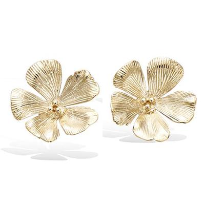 [R4205] - Gold Plated 'Cherry Tree' Earrings - 20 Mm