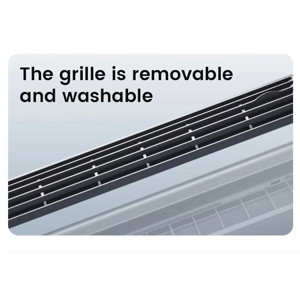 Quick Cooling Wall-Mounted Air Cooling Fan Leafless Design Portable Wall Ice Cooler Bedroom