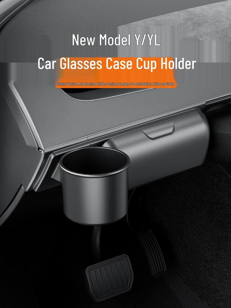 Model Y/YL/3 Tesla Sunglasses Holder & Cup Holder Storage Accessories