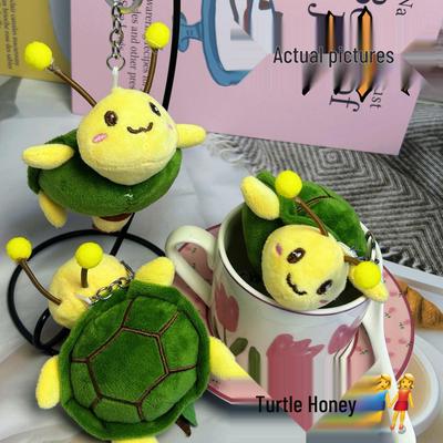 Funny Turtle Bestie Plush Toy - Little Turtle Pendant Small Doll Keychain Gift