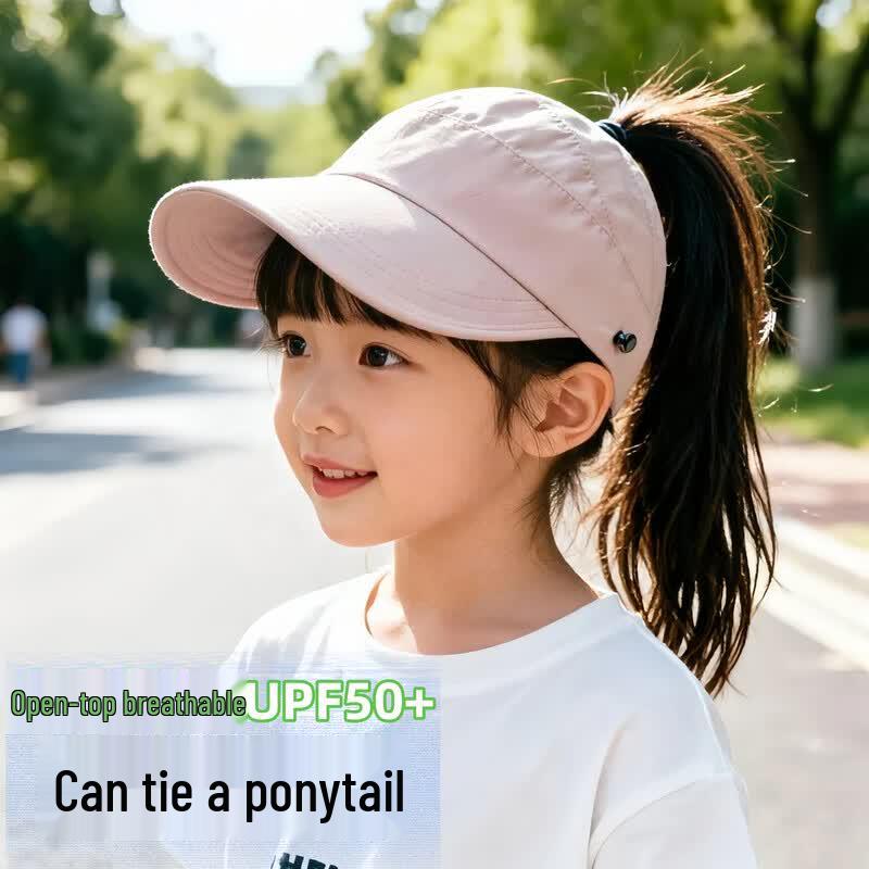 Girls  Wide Brim Sun Protection Cap