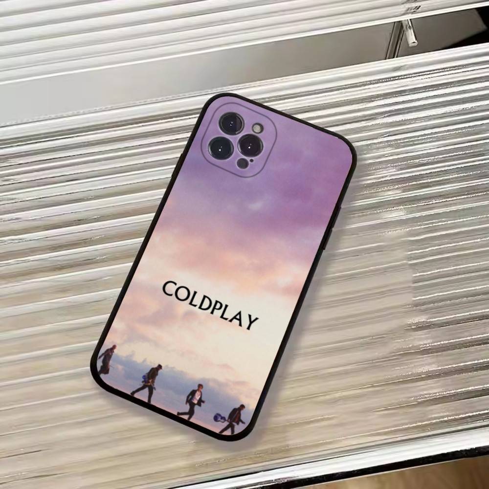 Band C-Coldplay Cool Phone Case For iPhone 17, 16,15,14,13,12,11 Plus,Pro Max, Others Soft Black Cover